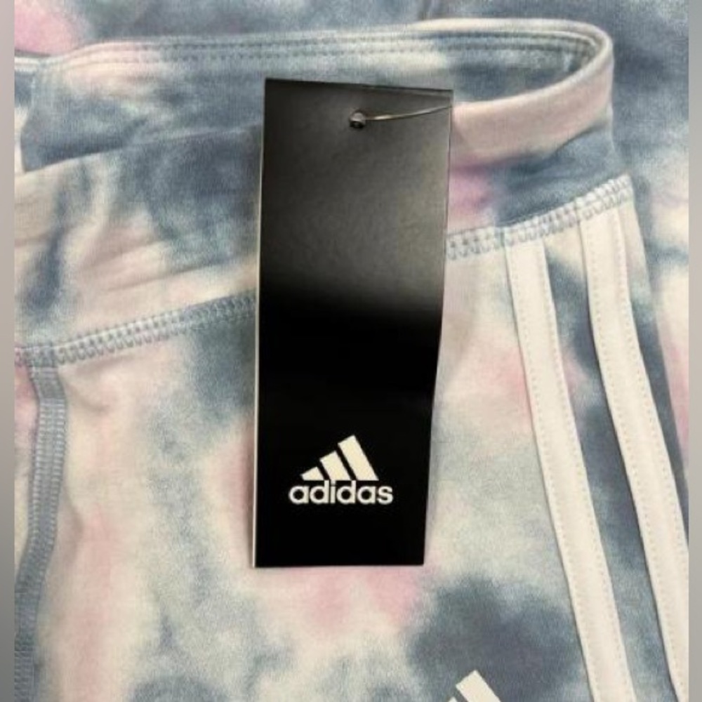 NWT adidas Kids All Over Print Leggings, Big Girl's Size M (10/12)